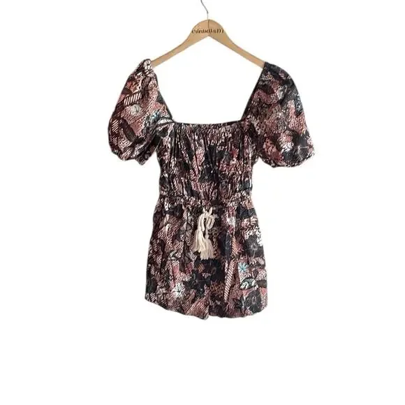 Ulla Johnson Alegria Playsuit Romper Rosewood
